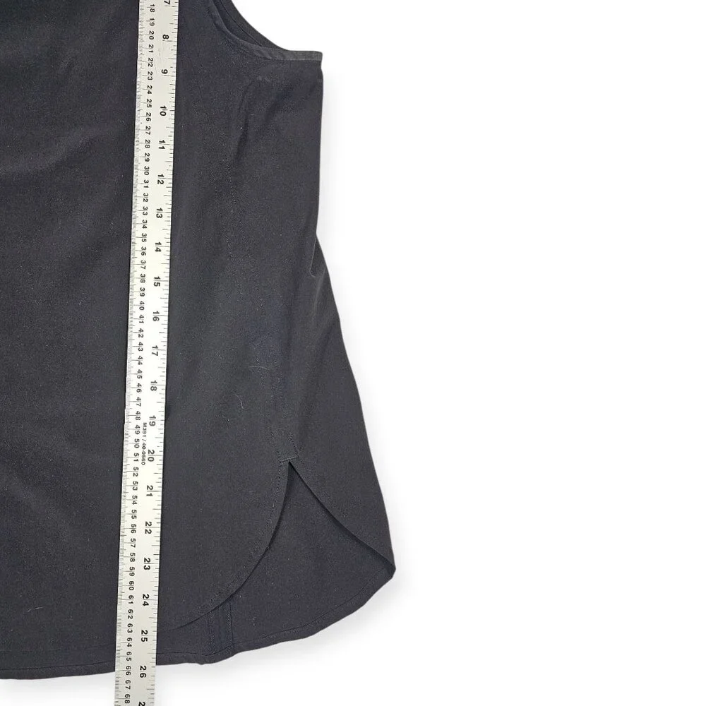Athleta Black Performance Tank Top - Women's Small - Ribbed Trim - Picture 10 of 10
